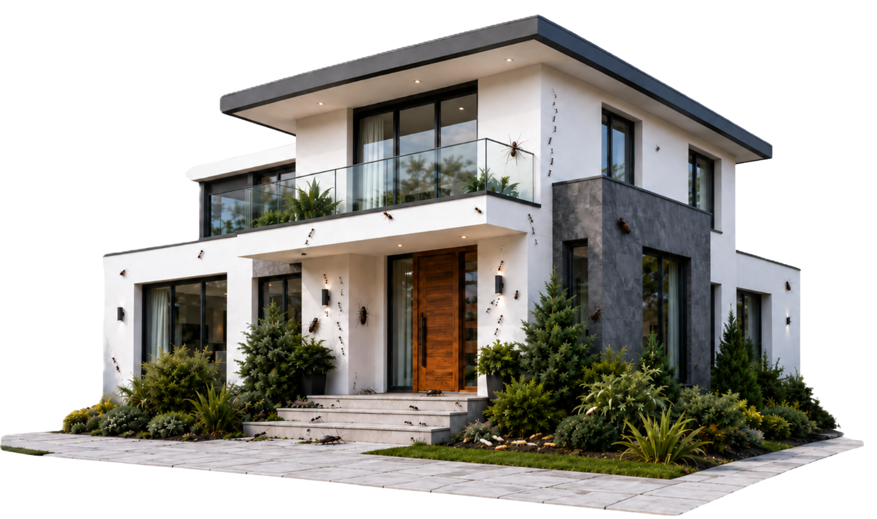 Modern residential house